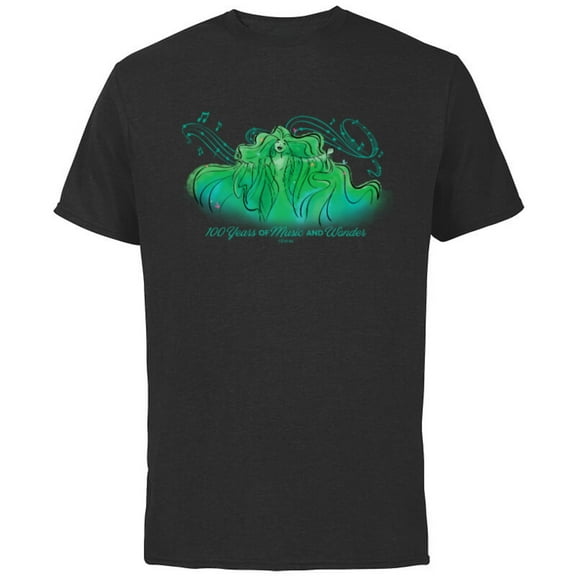 Disney 100 Years of Music and Wonder Spring Sprite D100 - Short Sleeve Cotton T-Shirt for Adults - Customized-Black