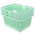 thumbnail image 4 of Miangastore 3 Pcs Bathroom Drainage Toiletry Organizers Plastic Storage Organizer Baskets With Handles, 4 of 8