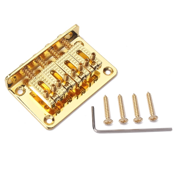 Greeniant Tornillos de cobre para puente de guitarra, estructura firme, placa decorativa para junta de cuello, trémolo, equipo Musical profesional, Accesorios para instrumentos musicales Greeniant OD026328-00