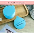 thumbnail image 6 of 3.15 Inch Mini Cake Boards 100pcs Round Blue Mini Dessert Plates Mousse Cupcake Trays Base Paper Plates Circle Dessert Board, 6 of 13
