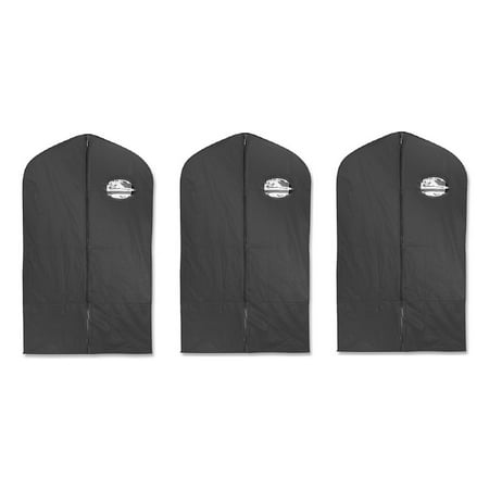 Homvare Lowest Price Ever!!! Zipper Garment Bag for Suits, Dress, Jacket, Perfect for Travel/Storage, Durable, Resistant with Window -24 x 40"
