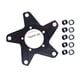 thumbnail image 3 of Soidarity Adaptador profesional de adaptador de bielas de Motor de bicicleta eléctrica de aleación de aluminio Ciclismo 5 agujeros 130BCD Soidarity OD023509-02, 3 of 6