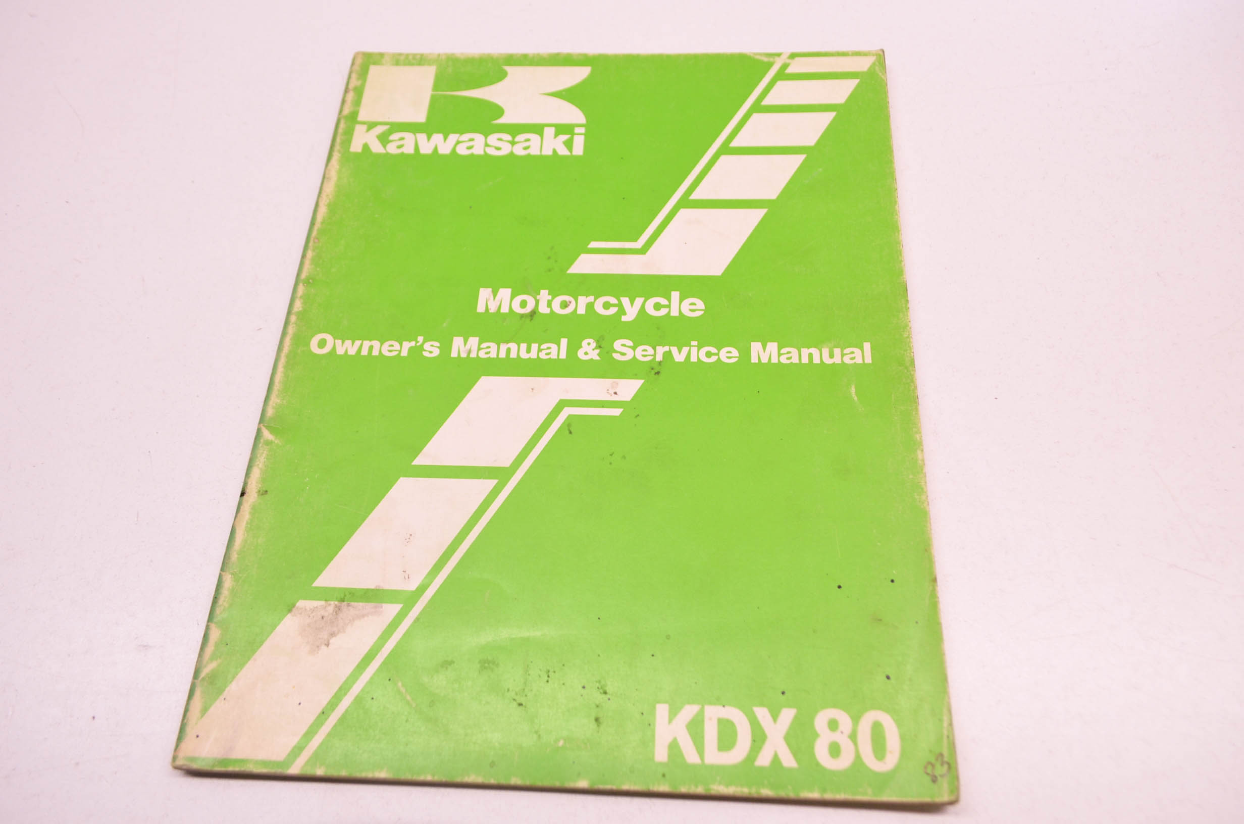 Kawasaki 99920-1217-01 KDX80 Owner's Service Manual QTY 1