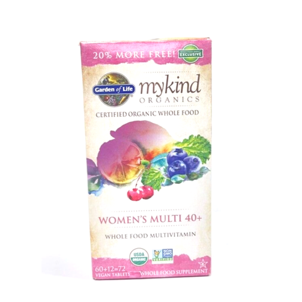 Garden of Life Women's Multi 40+ Whole Food Dietary Supplement (72 Tabs