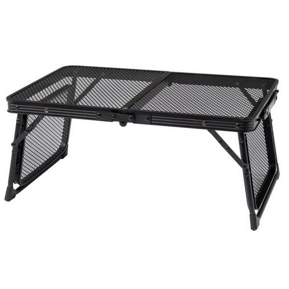 3ft Aluminum Folding Table with Wing Panels - Portable, Lightweight, Outdoor Camping Dining & Serving Table