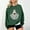 Army Green#1, variant on Black*Friday Discounted Items under $5 GaThRRgYP Womens Sweatshirt Fall Plus Size,Fashion Women's Printed Casual Long Sleeve Ladies Loose Hoodless Sweatshirts Blouse Gray S