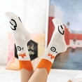 thumbnail image 6 of Warm Cute Comfortable Breathable Fashion Design Mid-Tube Funny Goose Head Socks Women Socks Cotton Socks Cartoon Hosiery YELLOW, 6 of 8