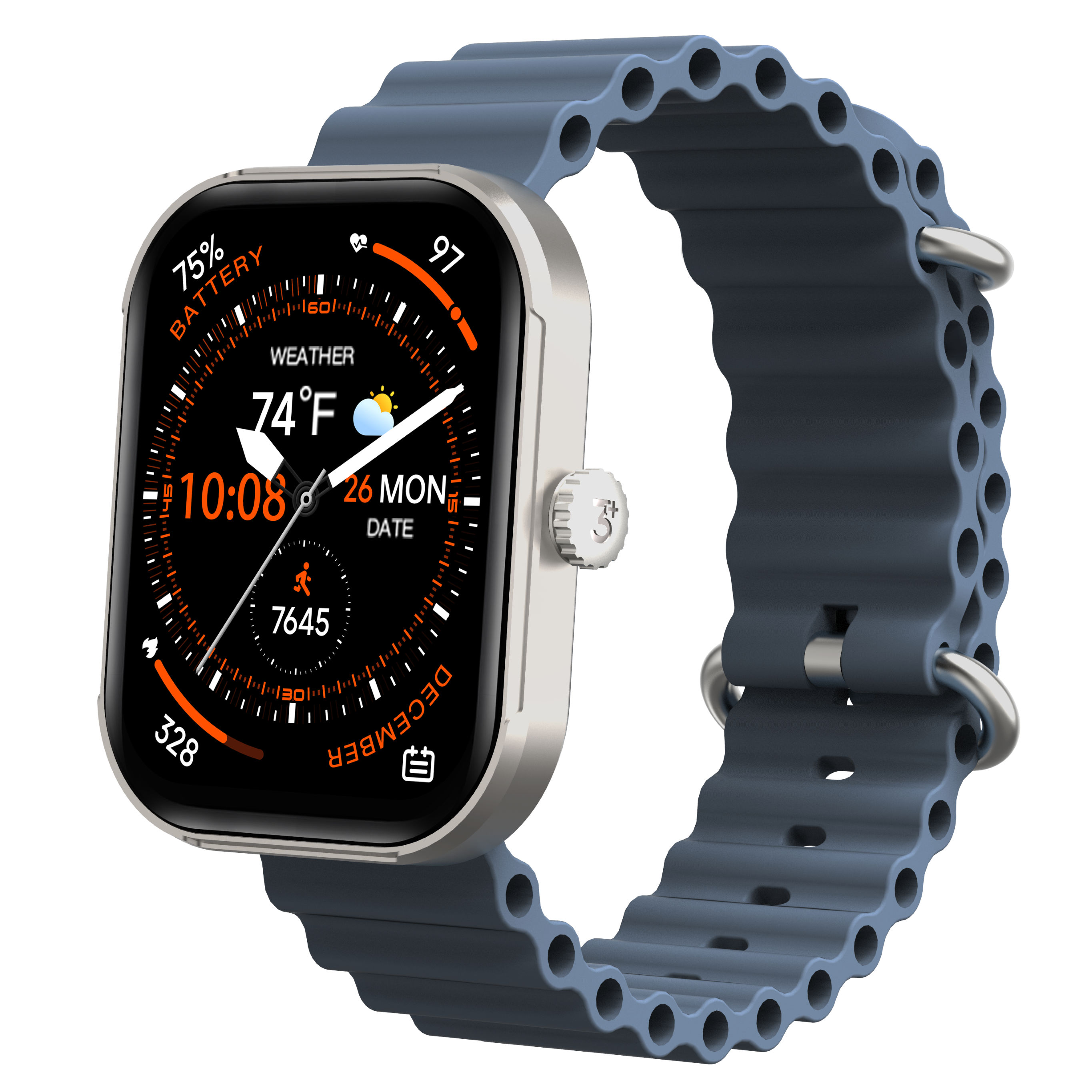 3Plus MEGA Smartwatch with 2.02" AMOLED Screen photo 1