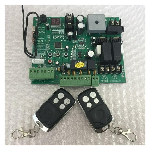 2 Remote controls Swing Gate Opener motor Controller circuit card board 24V DC motor only control board ,Long Lasting