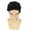black, variant on XIAQUJ Fashion Men's Short Wig, Men's Black Wig, s Short Curly Wig black