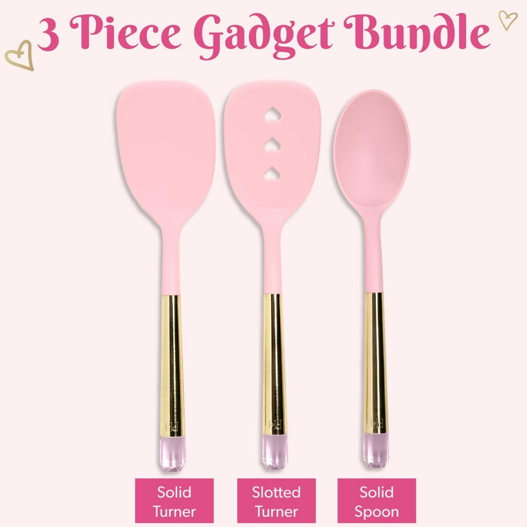 Paris Hilton 3 Piece Kitchen Utensil Set with Jewel Shaped