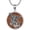01-Saint Michael (Wood), variant on St Anthony Medal 925 Sterling Silver Saint Anthony Wooden Necklace San Antonio De Padua Pendant