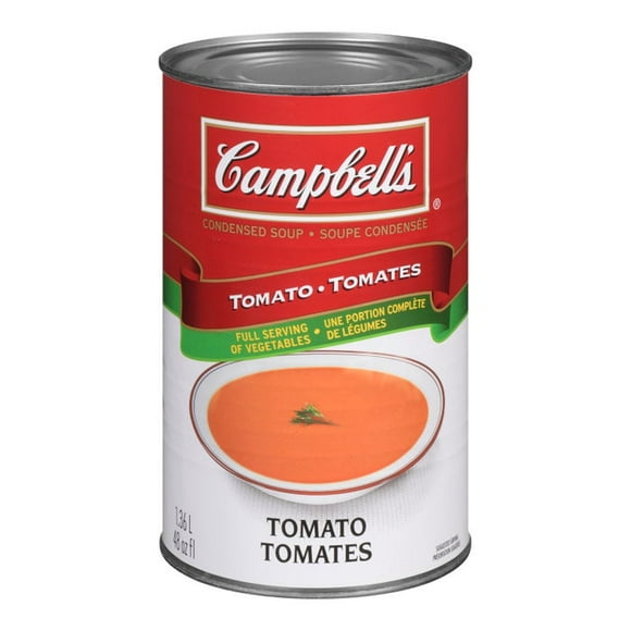 Campbell's Soupe Condensée à la Crème de Tomate, Grand Format, 1,36 L – Soupe aux Tomates Riche et Classique