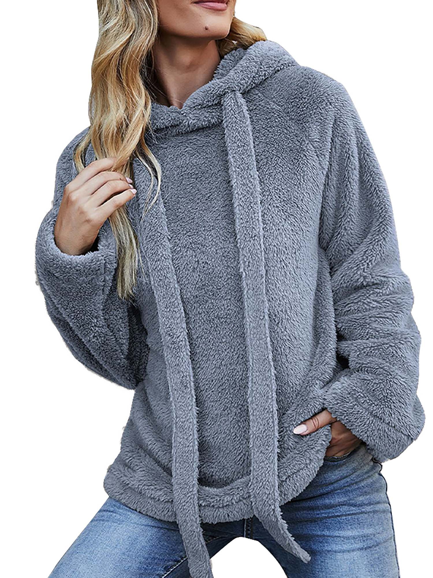 women's double sided fleece pullover