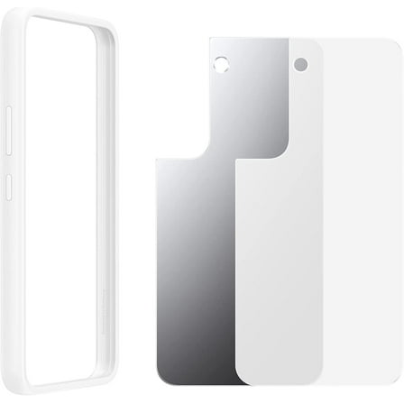 Samsung EF-MS901 - Back cover for cell phone - white - for Galaxy S22