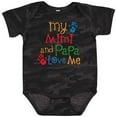 thumbnail image 3 of Inktastic Mimi and Papa Love Me Boys or Girls Baby Bodysuit, 3 of 5