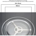 thumbnail image 4 of Universal Microwave Oven With A Triple Arm 24.5cm Plate Holder Support Stand, 4 of 5