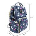 thumbnail image 3 of Diaper Bag Wide Open Baby Diaper Backpack Nappy Bags Large Capacity Baby Bags with Unicorn Printing, 3 of 6
