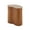 Brown Heart Inspired Solid Heart 22" x 13" x 22", variant on DecMode 22" x 22" Black Wood Heart Inspired Accent Table, 1-Piece