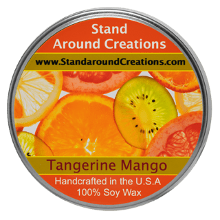 TANGERINE / MANGO TUREEN 8-OZ. ALL NATURAL SOY CANDLE