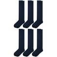 thumbnail image 2 of Falari 6 Pairs Navy Women Knee High Socks Over The Calf Trouser Socks, 2 of 5