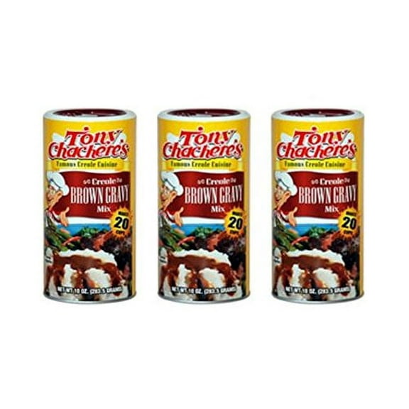 Tony Chachere Instant Gravy Mix, Instant Brown Gravy, 3 Count