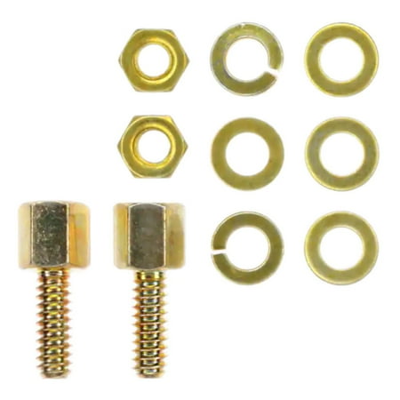 

5205817-1 Connector Accessories Female Screw Lock Assembly Kit Steel Yellow Chromate Finish