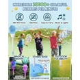 thumbnail image 2 of Automatic Handheld Bubble Machine, Outdoor Standing Light up Bubble Blower, Electric Stand up Bubbles Maker with Lights Music, Rechargeable for Party Wedding Play, Adjustable Height, 2 of 7