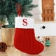 thumbnail image 1 of Calcetines navideños de lana con letras bonitas, decoración para árbol de Navidad, colgante, calcetines de punto de estilo navideño, accesorios decorativos, 1 of 3