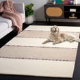 thumbnail image 3 of SAFAVIEH Fifth Avenue Cornelius Geometric Striped Area Rug, Ivory/Beige, 4' x 6', 3 of 8