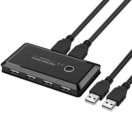 konsonant Registrering sløjfe Cable Splitter Box 2 in 4 out Cable Hub USB Sharing Wire Switcher for  Printer Computer, USB 2.0 Cable Hub | Walmart Canada