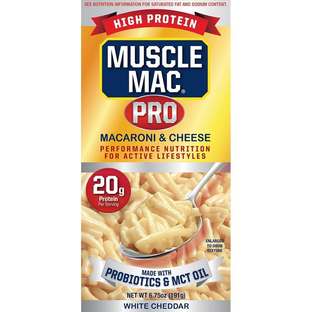 Muscle Mac, PRO Macaroni & Cheese Made With Real White Cheddar Cheese