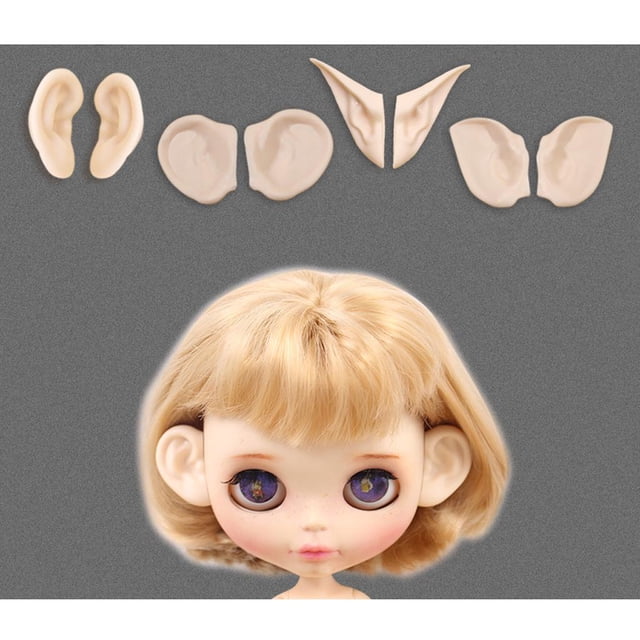 2pcs Set de 1/ 6 de Resina DIY Accesorios para 12inchs RBL Neo Dolls - Oreja CUTICAT Doll Resin Ears