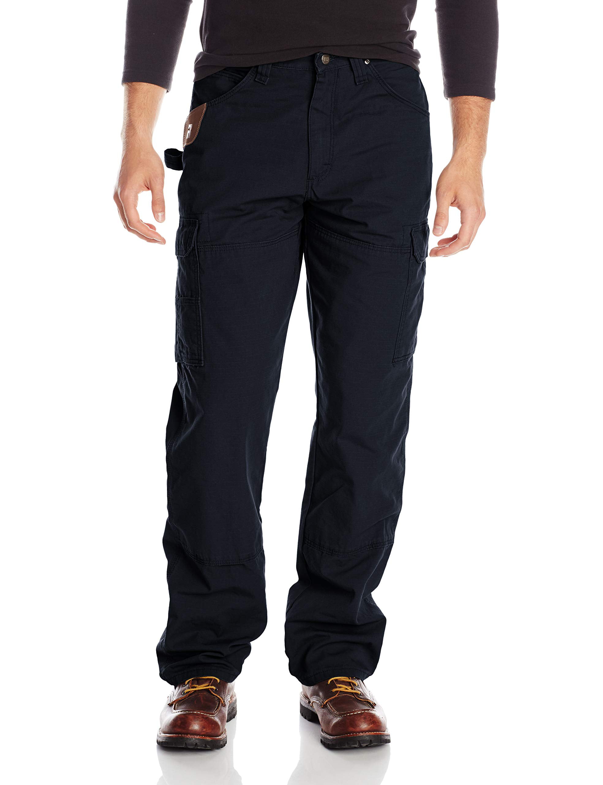 Wrangler - Mens Navy 44x30 Cargo Work Relaxed Fit Cotton Pants 44 ...