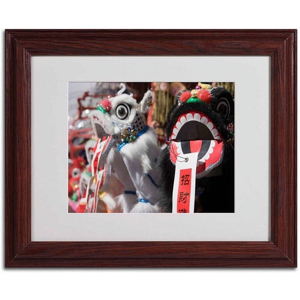 Trademark Fine Art "Chinese New Year" by Yale Gurney, Wood Frame