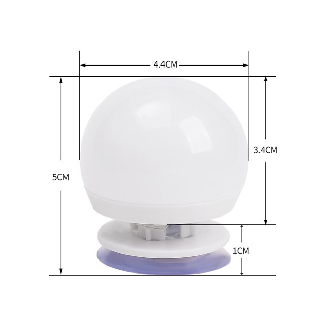 Luz de espejo de faro de espejo de maquillaje - luz de tres colores MFZFUKR ZJWJ823