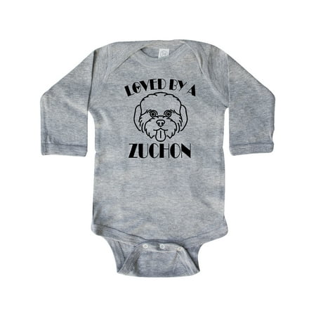 

Inktastic Zuchon Dog Mom Gift Gift Baby Boy or Baby Girl Long Sleeve Bodysuit