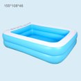 thumbnail image 1 of CAROOTU Baby Kid Inflatable Swimming Pool Paddling Pool Large Size Thickened Square Swimming Pool, 1 of 5