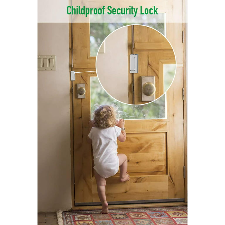 Home Security Door Reinforcement Lock - Child Proof Door Locks for Front Door  Child Safety Lock High