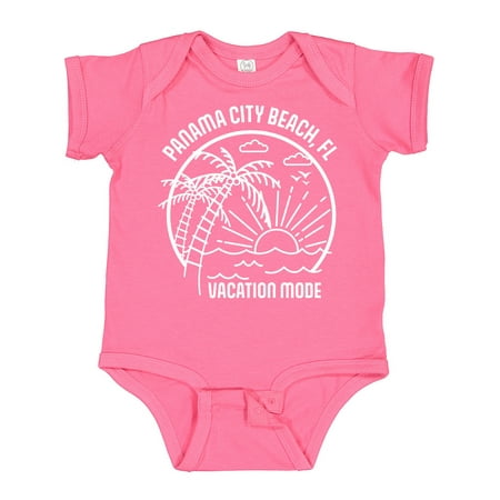 

Inktastic Summer Vacation Mode Panama City Beach Florida Gift Baby Boy or Baby Girl Bodysuit