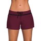 thumbnail image 1 of Pantalones cortos de baño para mujer, estilo sencillo, con cordón, suaves, transpirables, de cintura baja, pantalones cortos de natación para playa, surf, 1 of 5