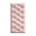 thumbnail image 1 of ¡Liquidación de pegatinas! Cabecero tapizado Meiiso, paneles de pared anticolisión para habitación infantil, pegatinas 3D suaves y gruesas, decoración de pared 3D fácil de limpiar, 1 pegatina, rosa, 1 of 2