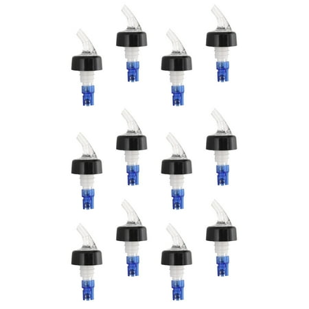 - Measured Liquor Bottle Pourers - 1 1/2 oz - 12 pourers