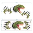 thumbnail image 4 of RV Pegatinas de pared de dinosaurio 3D, pegatinas de pared, calcomanías murales para dormitorio, sala de estar, pared de TV Rojo Verde, 4 of 5