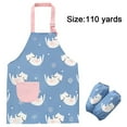 thumbnail image 2 of Delantal para niños: delantales impermeables con correa ajustable y bolsillo, delantales de cocina para niños, para cocinar, hornear, pintar, fiestas, regalos de cumpleaños y Navidad, 2 of 8