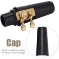 thumbnail image 3 of HUGFEGWE Sax Mouthpiece Set, Alto Saxophone Mouthpiece Kit with Cover, Reed, Buckle, Pads Alto Sax Ligature Mouthpiece Alto Sax Ligature Mouthpiece Alto Sax Ligature Mouthpiece CJB91-20146, 3 of 8