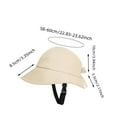 thumbnail image 2 of Women Men Cycling Sun Hat UPF50+ Wide Brim Visor Cap for Outdoor Riding Hiking Fishing with Adjustable Strap, 2 of 6