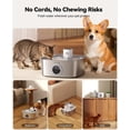 thumbnail image 2 of Fuente de agua para perros FEELNEEDY 8 L de acero inoxidable sin cable, 2 of 9