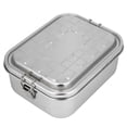 thumbnail image 2 of Lunch Box Food Container Bento Box Single Layer Lunch Box Food Bento Container Stainless Steel 304 Home Accessory for School Office Use, 2 of 7