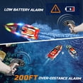 thumbnail image 3 of JoyStone 10 Inch RC Boat with LED Lights for Adults and Kids - 2.4Ghz Remote Control Boat for Pool and Lakes, Dual Motor & Low Battery Alarm, Gifts for 8-12 Boys Girls(Red), 3 of 10